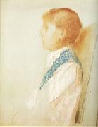 Madame Odilon Redon in Left Profile Odilon Redon